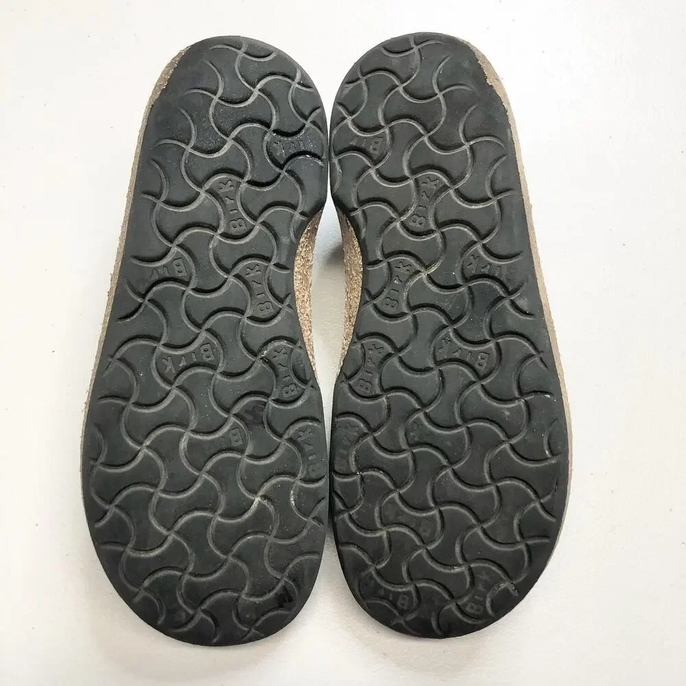 Birkenstock Shoes Women’s 6 Callan Slip On Loafers Black Leather Casual Comfy - Picture 7 of 9